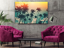 Obraz Silueta paliem 1762